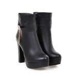 Mood 2024 Elegantsed l&uuml;hikesed saapad Naiste kingad S&uuml;gis-talv naiste poolsaapaplatvorm Magusad mustvalged roosad kontsakingad naistele 38 must