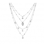 Bohemia kihiline Choker kaelakee Hexagram Shell kaelakee Crystal Choker Rhinestone Charm ripats kaelakee Mitmekihiline retro kett naiste t&uuml;drukutele h&otilde;be