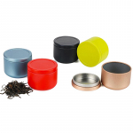 &Otilde;hukindel l&otilde;hnakindel konteiner, alumiiniumist &uuml;rdij&auml;&auml;k, metallist suletud purgipurk must