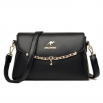 Naiste kott Mood pehmest nahast keskealise ema &otilde;lakott Suure mahutavusega v&auml;ike kandiline kott naiste k&auml;ekott must