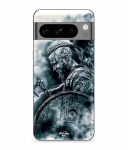 Coque - MANIACASE - Google Pixel 8a Pro - Noir - Silicone - Vikings Ragnar Lothbrok