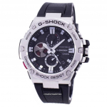 Casio G-Shock G-Steel Tough Solar Analoog GST-B100-1A GSTB100-1A Meeste k&auml;ekell must