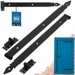 Uksehinged - KOTARBAU - 600 mm - Roostevaba teras - 2 tk - V&auml;rvus kuldne kuld