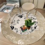 Ringikujuline vaip Elutuba Diivanilaud Mat Magamistoa Dekoratsioon Voodi vaip R&otilde;du H&auml;lli Vaip 40*40cm