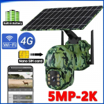 2K 5MP Wildlife p&auml;ikesekaamera v&auml;listingimustes 4G SIM/WiFi turvalisus Loomade kamuflaaž &ouml;&ouml;n&auml;gemine PIR liikumisj&auml;lgimine PTZ IP-kaamera Only WiFi Camera