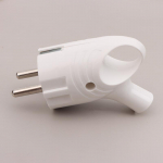 Euroopa pistik 2P+E Schuko pistik maandusega pistikupesa l&uuml;litid 16A Eu kaasaskantav t&ouml;&ouml;stuspistik valge