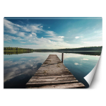 Tapeet Sild j&auml;rv mets 100x70 sinine