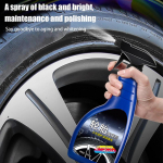 Rehvikatte pihusti auto mitmeotstarbeline veljepoleerimisvaha 500 ml kauakestev velje l&auml;ikiv rehvipuhastussprei t&otilde;rksate naha eemaldamiseks CHINA