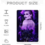 Rhea Ripley inspireeritud vintage maadluse metallist silt Vastupidav rauast seinakunst j&otilde;usaali, mehekoopasse, kontorisse. Ideaalne maadlusf&auml;nnidele valge