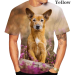 Armas Saksa lambakoera 3D-prindiga T-s&auml;rk meestele/naistele &Uuml;markaelusega l&uuml;hikeste varrukatega T-s&auml;rk Unisex moodne T-s&auml;rk Suvised topid S