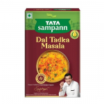 TATA Sampann Dal Tadka Masala looduslike &otilde;lidega, 100g, Dal Tadka masala pulber, Valmistatud kokk Sanjeev Kapoori poolt, Koos koka eksklusiivse n&auml;pun&auml;itega