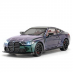 1/24 BMW M4 Kupee Sulamist Sportauto Mudel Valatud Metallist V&otilde;idus&otilde;iduauto S&otilde;idukite Mudel Simulatsioon Heli Valgus Kollektsioon Laste M&auml;nguasi Kingitus 1/24-Size:21*9.5*5cm