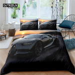 Kodu elamine Luksuslik 3D v&otilde;idus&otilde;iduauto voodipesukomplekt Mugav tekikoti komplekt Laste voodipesukomplekt Queen ja King EL/USA/AU/UK suurus EU single(135x200cm)