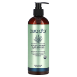 Pura D'or, Healing Organic Aloe Vera Gel with Lavender, 16 fl oz (473 ml) gray