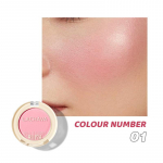 Natural-looking Matte Blush Cream in 12 Shades for Bare Makeup Look 01