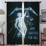 Vahesein M-MetallicaS Kaasaegse Elutoa Kardinad 2 Osa Kardinad Magamistoa Halloweeni Kaunistuseks Akna Kardin Varjud Kodu W132xH160cmx2pcs-CL