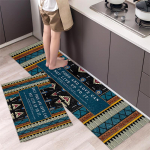 1 tk v&auml;simusvastaseid k&ouml;&ouml;givaipu, boheemlasliku mustriga veekindlat libisemiskindlat paksu polsterdusega k&ouml;&ouml;gimatti, vastupidavat mugavat seisumatti k&ouml;&ouml;gile 40*60cm+40*120cm（2Pcs）