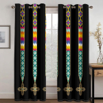 2 tk Etioopia ja Eritrea traditsioonilist kardinat elutuppa Komplekt Tilet Design Kvaliteetne pol&uuml;esterkangas Cortinas W60H60(CM)x2PCS&Grommet Top white