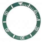40 mm l&auml;bim&otilde;&otilde;duga kella bezel sisestusr&otilde;ngas l&auml;bipaistva skaalaga helendav keraamiline asendusbezel sisestus valge