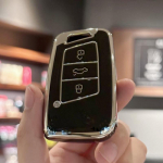 Auto v&otilde;tme korpuse kate V&otilde;tme FOB korpuse kate VW jaoks Passat B8 jaoks, istme jaoks, Skoda v&otilde;tmeta kaugjuhtimispuldi jaoks must