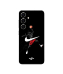 Telefoni&uuml;mbris - Nike - Samsung Galaxy S24 - Pehme - Silikoon - Jordan logo must