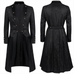 Meestemood Steampunk Button Sulejope Vintage jakk Gooti mantel frakk XXXXXL must