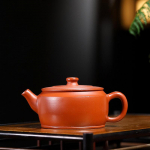 190ml Luksuslikud Yixing Lilla Savist Teekannud K&auml;sitsi Valmistatud Suure Avaga Pott Toormaagi Punane Zhu Muda Teekann Hiina Zisha Teeserviis Teejoomise Tarvikud