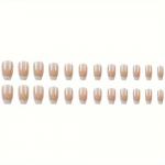 24 tk Glitter Pink Gradient kunstk&uuml;&uuml;ned Kantavad Prantsuse v&otilde;ltsk&uuml;&uuml;ntega L&uuml;hikesed Balletipress k&uuml;&uuml;ntele Manik&uuml;&uuml;r Decor 24pcs