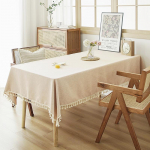 Zen-stiilis puuvillane ja linane laudlina &ndash; tolmukindel, &uuml;hev&auml;rviline s&ouml;&ouml;gi-, tee-, kohvi-, televiisorikapi v&otilde;i konverentsiruumi jaoks 100x160 cm