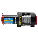 Elektrilise vintsi komplekt 5,5 mm x 15 m juhtmega 4000 LB 12 V juhtmevaba kaugjuhtimispuldiga pukseerimisvints ATV UTV jaoks