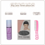 Paruka hoolduskomplekt: Sleek Steel Tooth Comb ja Anti-frizz Liquid