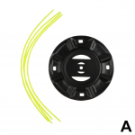 4 rida ja 1 peaga niiduki trimmipea komplekt v&auml;ike liitium spetsiaalne raudaku tarvikud pea Gene P0U6 5mm-1pcs