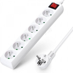 Blok Multiprise 6 Prises avec Interrupteur 230V 16A