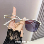 Kassisilmade raam M&uuml;oopiaprillid Unisex-v&auml;rvimuutvad naised N&auml;gemisvaegusprillid Valmis retseptiga p&auml;ikeseprillid Prillid Diopter -2.0