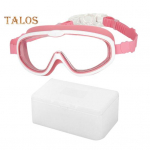 Laste ujumisprillid uduvastased veekindlad basseiniprillid k&otilde;rglahutusega selge vaatega ujumisprillid 6&ndash;14-aastastele lastele tumesinine v&auml;rv