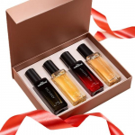 mCaffeine The Addiction Collection Perfume Gift Set for Men & Women | Premium Fragrances - 20ml x 4| Long Lasting Perfume Set