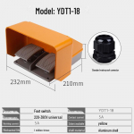 YDT1-18/15 kahe pedaaliga alumiiniumist jalgl&uuml;liti painutus- ja l&otilde;ikamismasinate jaoks