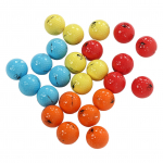 24 tk. kummist golfipallide komplekt, v&auml;rviline hea vastupidavusega 2-kihiline golfipall naiste algtaseme m&auml;ngijatele