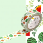 Masking Tape - MT - past&egrave;que - Rouge - Vert - Papier Adh&eacute;sif