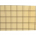 Film plastique adh&eacute;sif double-face transparent - feuilles quadrill&eacute;es. R&eacute;f 246721