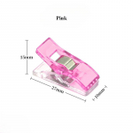 50/100 tk V&auml;rvilised &otilde;mblusklambrid Mitmeotstarbelised plastist k&auml;sit&ouml;&ouml;- ja tepiklambrid K&auml;sit&ouml;&ouml;klambrid &otilde;mblemiseks, sidumiseks, isetegemiseks 50pcs