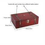 1 tk Retrostiilis Antiik- ja Ehtehoidla Puidust Karp, M&auml;lestus- ja Aarete- ja M&uuml;ndihoidla Kunstihuvilisele. 1pc