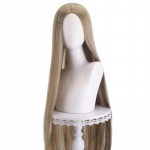 100cm Pikk Sirge Cosplay Parukas Keskmise Lahknemisega Keskmine Lahknemine Blond Roosa Punane Lilla Kuumuskindel S&uuml;nteetiline Juukseparukas One Size