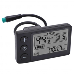 24V 36V 48V elektrijalgratta S866 LCD-ekraani arvesti juhtpaneel veekindla/SM-pistikuga E-jalgratta osadega waterpeoof Plug