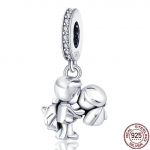 Glow In The Dark Firefly Charm Bead Fit Original K&auml;ev&otilde;ru 925 H&otilde;bedane Kameeleon Ripats Helmed Naiste Isetehtud ehted