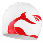 Silikoonist ujumism&uuml;ts kalasaba mustriga sukeldumism&uuml;ts Lihtsa stiiliga silikoonist ujumism&uuml;ts ujumiseks