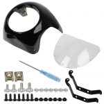 Honda 7-tollise/16,5&ndash;18 cm Cafe Raceri universaalse retro-esitule esiklaasi mootorratta esitule kate