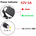 12V 24V 36V 48V 60V 72V Laadija 2A 3A 5A Liitium-ioon Akupaki Laadija 42V 54.6V 5A Intelligentne Kiirlaadimine EU Pistik Jahutusventilaatoriga 36V 42V 5A DC