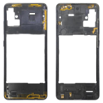 Samsung Galaxy A51 keskmise raami esipaneeli jaoks (Must)