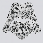 Naiste Mood Seksikas Pitsist L&auml;bipaistev Pidžaama Seksikas Pesukomplekt L must